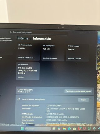 Portátil Lenovo ThinkBook 15 G2 ITL