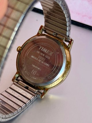 Reloj Timex Quartz Vintage Dorado/Plateado