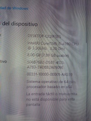 Ordenador HP EliteDesk Core i5 8GB RAM