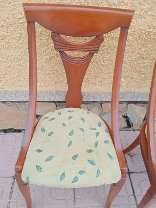 Conjunto de 2 sillas de comedor de madera