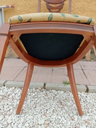 Conjunto de 2 sillas de comedor de madera
