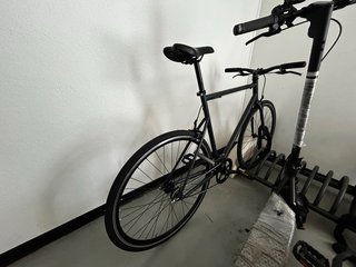 Bici Elops Single Speed 500 Grigia