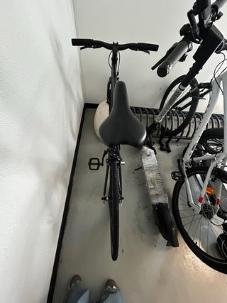 Bici Elops Single Speed 500 Grigia