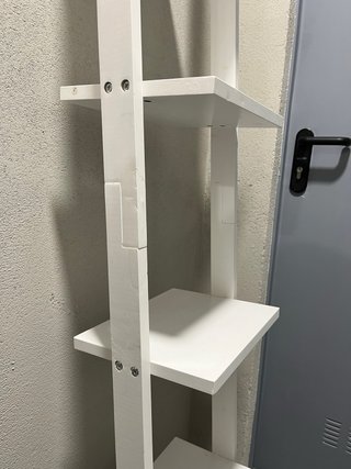 Estantería Escalera Blanca Madera