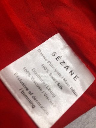 Vestido Sezane de seda