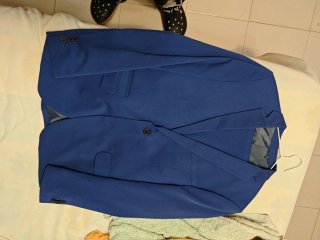 Traje azul