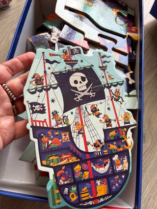 Puzzle Gigante Piratas Djeco 36 Piezas
