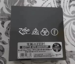 Led Zeppelin 40 anniversary CD box set cd
