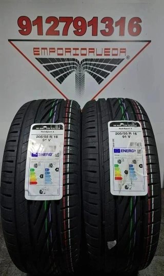 4UD 205 55 16 V UNIROYAL RUEDA NUEVA YA MONTADA