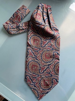 Ascot cravatta fantasia paisley
