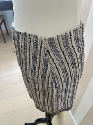 Falda Zara pedrería verano