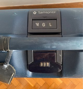 Maleta Samsonite Grande Rígida Azul