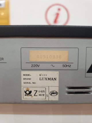 Ecualizador Gráfico Luxman G-111