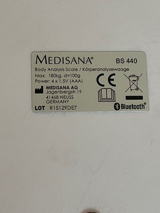 Báscula Medisana BS 440