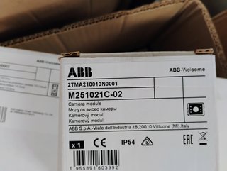 Modulo Cámara ABB Niessen Welcome  M 251021C -02