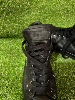 Zapatillas Prada Piel Negra
