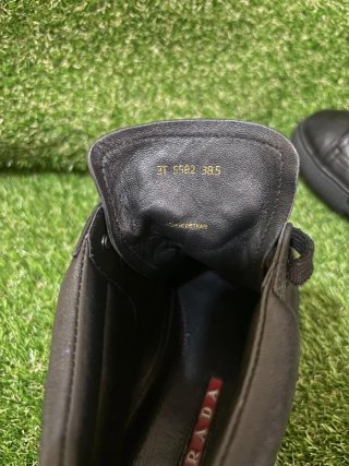 Zapatillas Prada Piel Negra