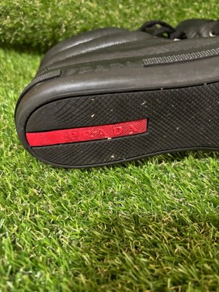 Zapatillas Prada Piel Negra