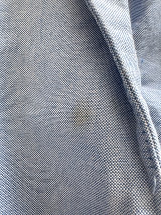 Traje azul claro y blanco niño 8/10 años