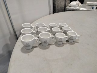 Lote tazas ALKUZA café cortado/solo