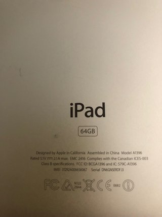 Apple iPad Air Argento