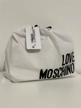 Borsetta Love Moschino Beige e Oro Trapuntata