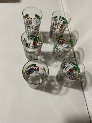 Vasos Lumirac Vintage Escena Urbana