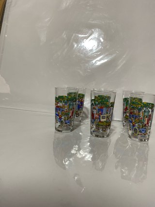 Vasos Lumirac Vintage Escena Urbana