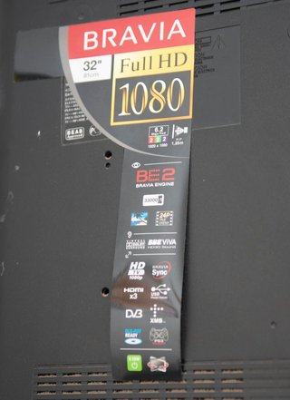 Televisor Sony Bravia full HD 180 32"