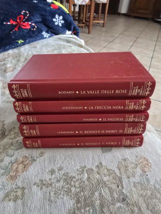 Set 5 volumi "I classici del romanzo storico"