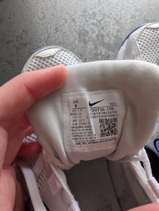 Zapatillas Nike V2K Mujer Blancas y Azules