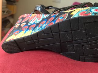 Sandalias de cuña talla 36