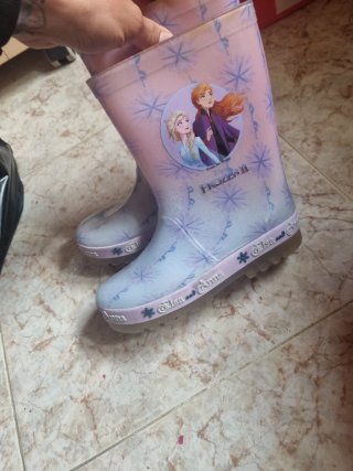 Botas de agua Frozen con luces