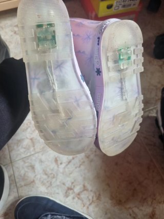 Botas de agua Frozen con luces