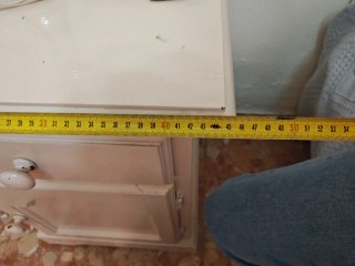 Mesita de noche de madera