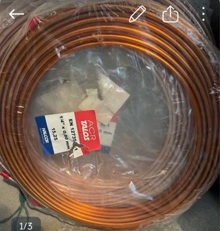 Tubo de Cobre ACR TALOS 1/4 x 0,80 mm 5 rollos