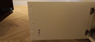 Estanteria con puertas BESTA de Ikea de 180x41x39