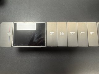 Columna Ducha Inteligente Negra y Plateada