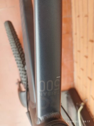 Bicicleta Gravel Triban RC 500 Negra