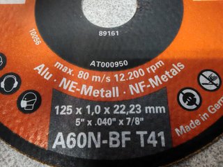 12 DISCOS FINOS PARA CORTAR ALUMINIO, BRONCE....
