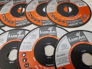 12 DISCOS FINOS PARA CORTAR ALUMINIO, BRONCE....