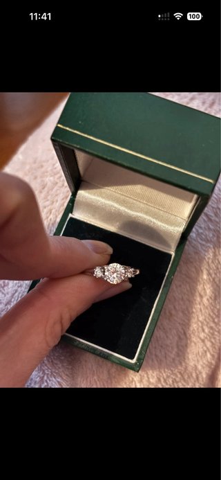 Anillo Plata Talla 13/14 con Caja Roselin