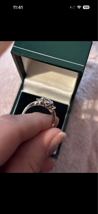 Anillo Plata Talla 13/14 con Caja Roselin