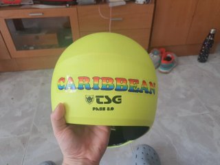 Casco Longboard TSG Pass Pro Amarillo