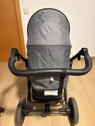 Carrito de bebé Kiduku gris