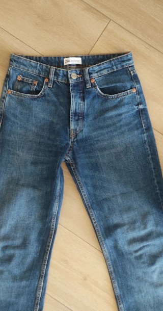 Pantalón Vaquero Zara Mujer