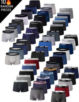 10 Boxer Hombre Talla M Nuevos