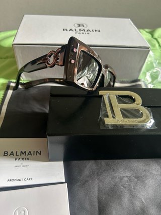 Gafas de sol Balmain marrones,precio tienda 690e.