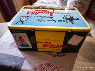 Caja metálica Azafranes Merceditas
