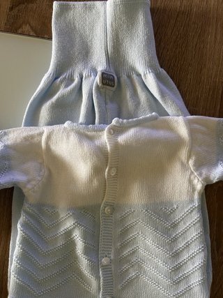 Conjunto bebé punto azul